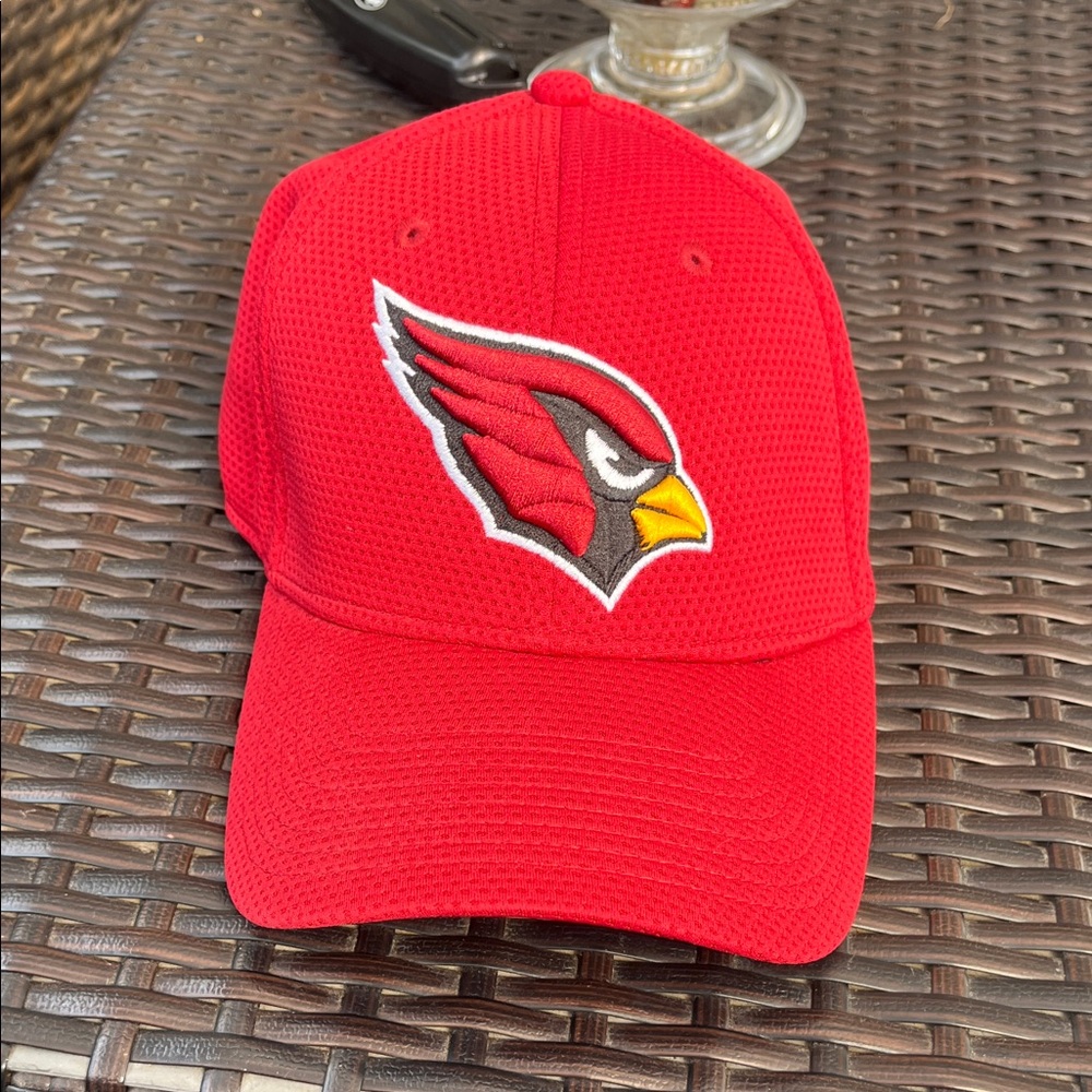 Red Sports Cap with Cardinal Logo